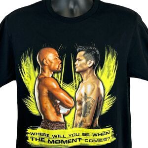 Floyd Mayweather Vs Marcos Maidana T Shirt Mens Medium Boxing Boxer 2014 Black